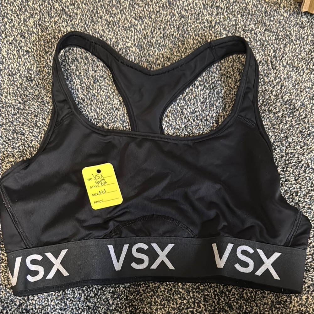 VSX Black Sports Bra